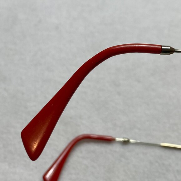 Miu Miu BP17678402 Eyeglasses Red Black Gold Cats Eye - Picture 4 of 16